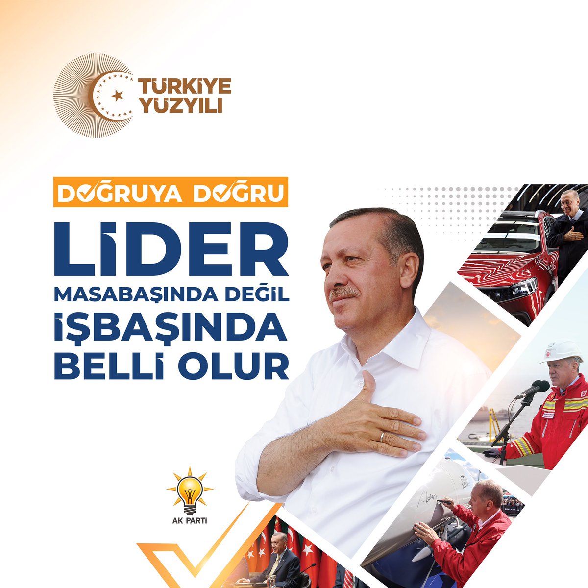 Lider Masa Başında Değil, 
İş Başında Belli Olur.

#TürkiyeYüzyılı #rize #akparti 
<a href="/RTErdogan/">Recep Tayyip Erdoğan</a> <a href="/Akparti/">AK Parti</a> <a href="/AKGMTeskilat/">AK Parti Teşkilat Başkanlığı</a>