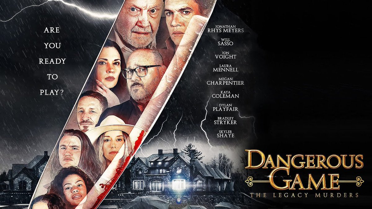 SmokeyRose15's tweet photo. #FirstTime watching Dangerous Games The Legacy Murders 2022 starring Jon Voight, Jonathan Rhys Meyers, and Skyler Shaye #Showtime #DangerousGamesLegacyMurders
#HorrorCommunity #Thriller #MurderMystery #AreYouReadytoPlay #Horror365Challenge #FamilyGathering https://t.co/g8ck3FARdy