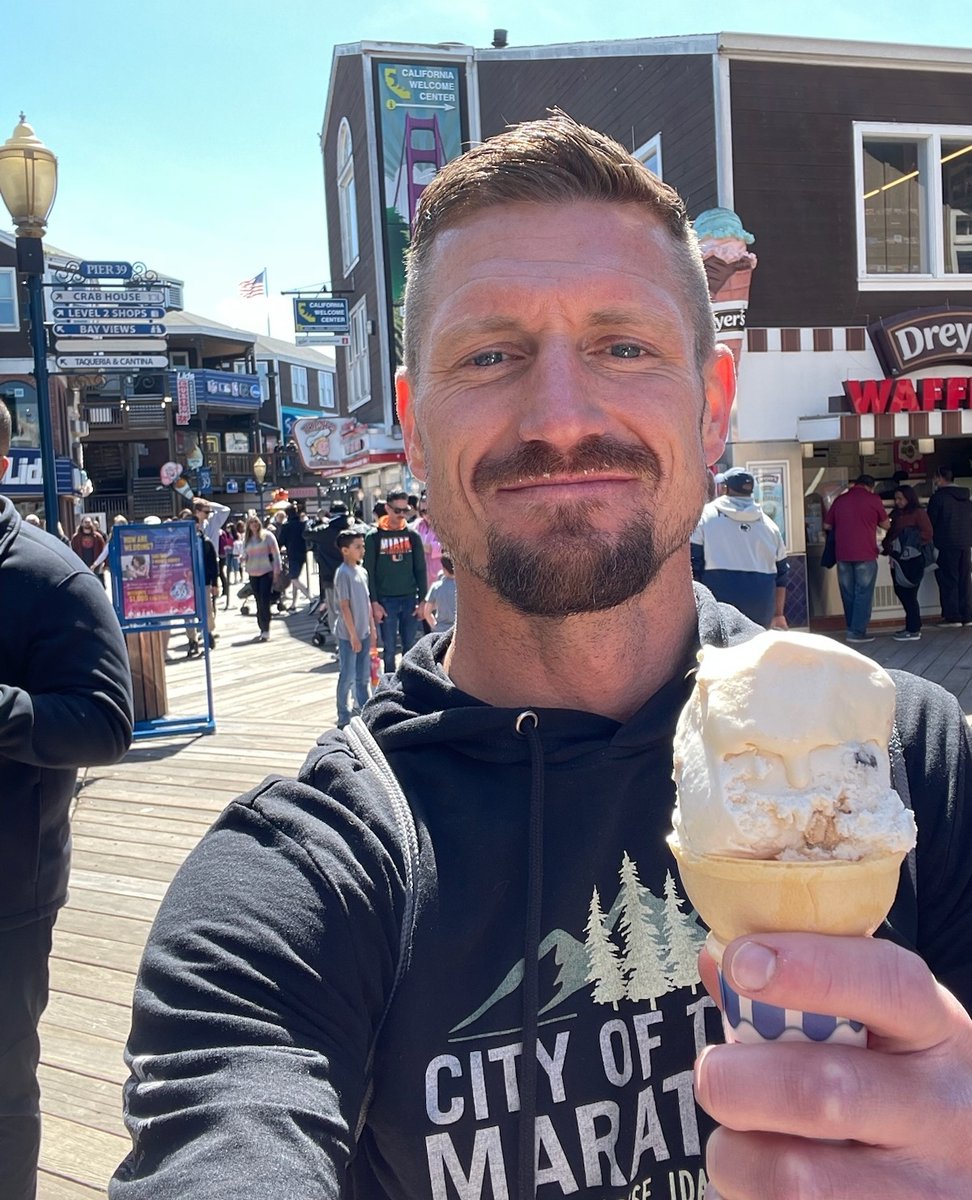 Congrats to SoleKIDs dad, Joshua McAdams for crushing the San Francisco ice cream store visit endurance event. Side note, he also broke the Steeplechase 40-44 American Record at the Stanford Invitational with a time of 9:12.71.