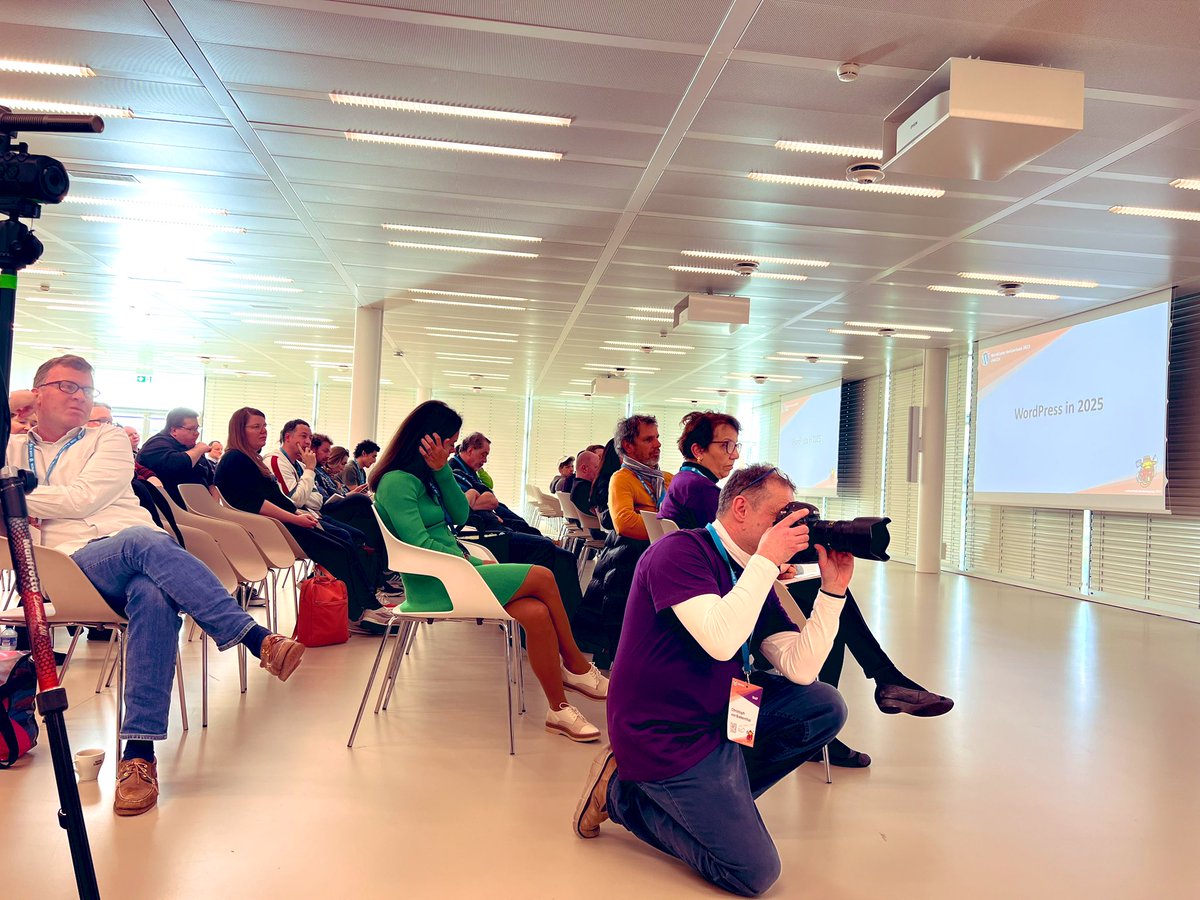 Probably the smartest, most interesting and diverse #WordCamp panel discussion that I’ve personally attended 🤯💙 you gonna wanna see this on <a href="/WordPressTV/">WordPressTV</a> once it will be published: #WordPress in 2025 #WCCH
