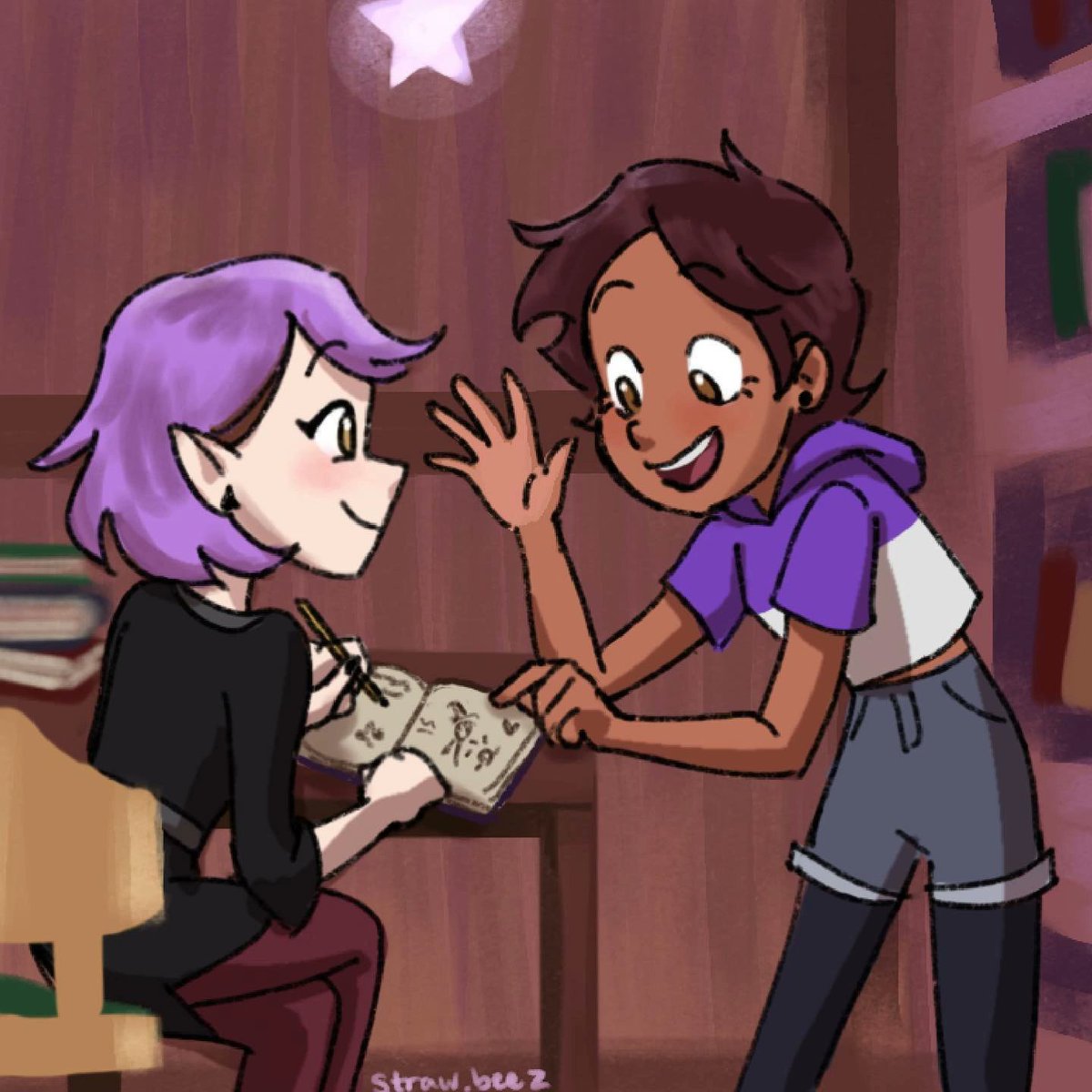 #lumity #theowlhousefanart #luz #AmityBlight #amityxluz 
Artist:instagram.com/straw.beez?igs…