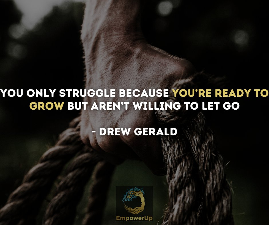 The time has come to let go, so that you can grow. Let's grow, together. #EmpowerUp #SelfLove #SelfImprovement #selfdevelopment #selfcare  #AprilFools