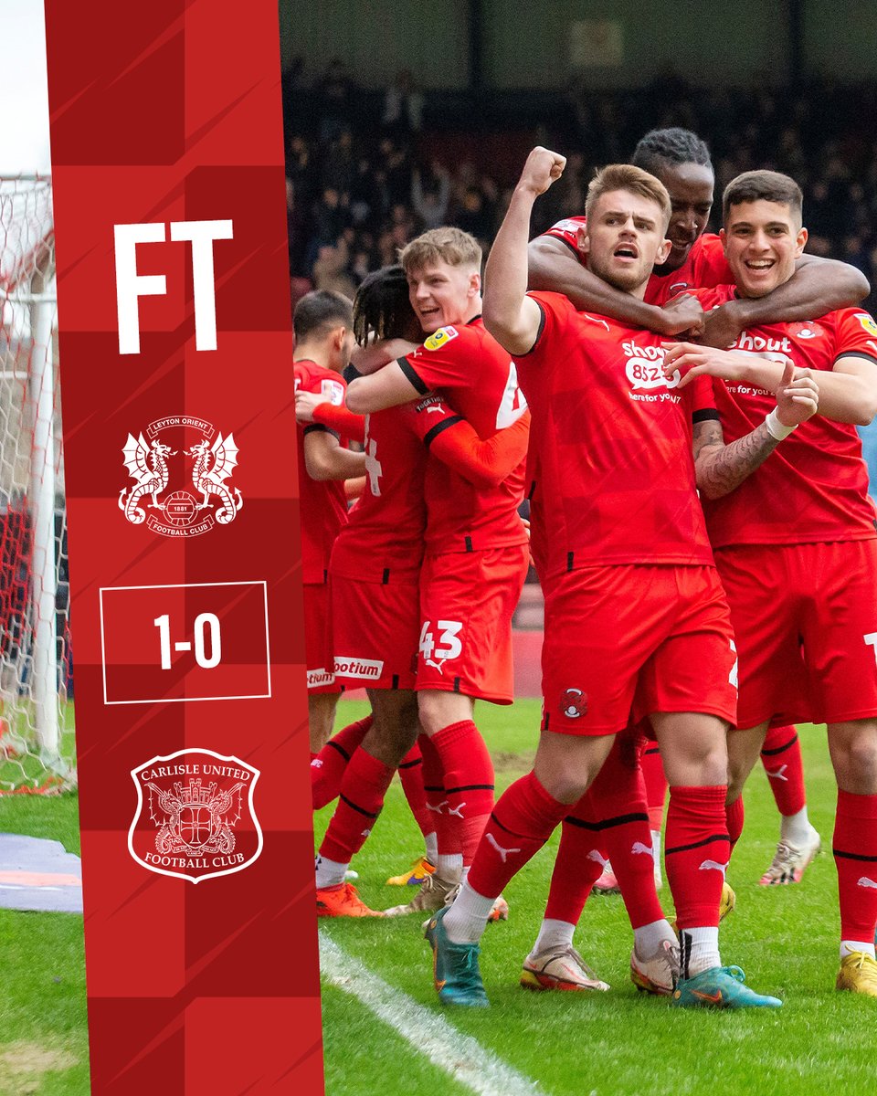 leytonorientfc's tweet photo. THREE. HUMUNGOUS. POINTS. https://t.co/U9Deym3qZz