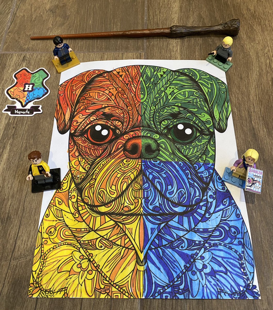 LACLIPCITY1's tweet photo. Thanks to @Pugfrens @PugFrensOGTeam for the fun art contest 🎨🐶 

My little OG had some fun and went with a Harry Potter theme and had her @LEGO_Group mini figs for the assist ❤️

Can you name the characters? 🪄 https://t.co/CtVpU6n5ra