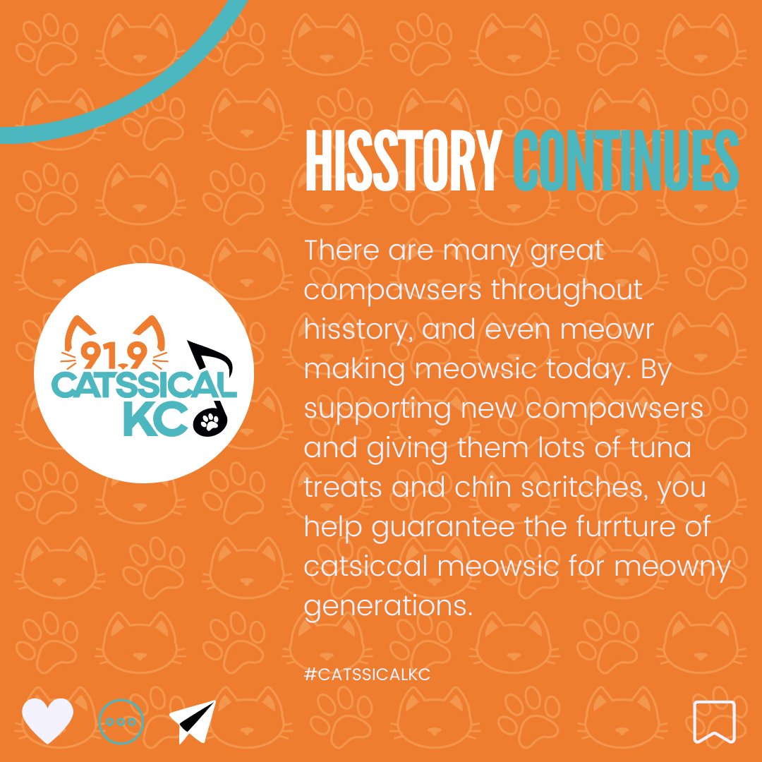 Are you on top of your catssical meowsic hisstory? We've done some deep digging into the top catssical compawsers that you must know. Meow meow meow. Meow 🐾