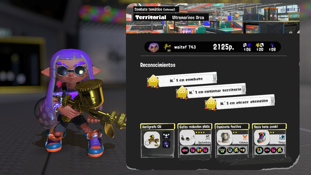 waitef742's tweet image. #Splatoon3 #NintendoSwitch
#ReyCalamar @SplatoonES