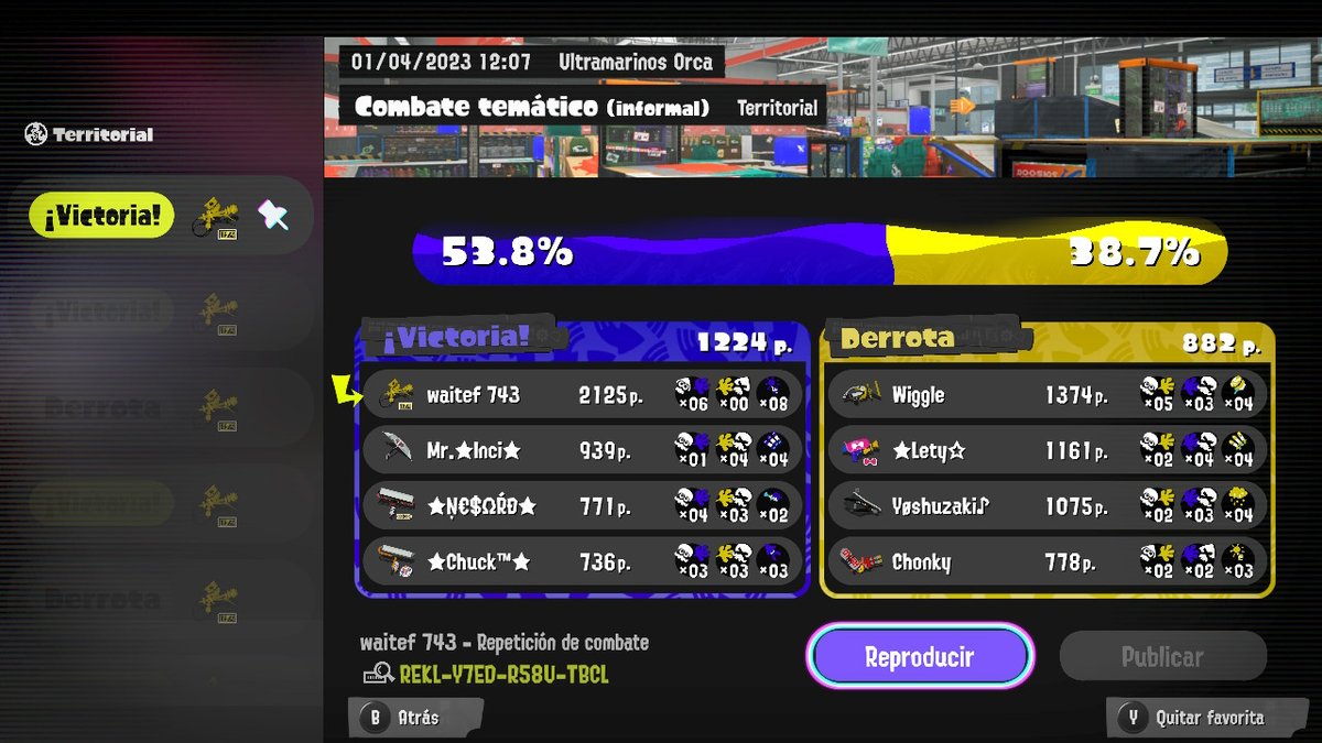 waitef742's tweet image. #Splatoon3 #NintendoSwitch
#ReyCalamar @SplatoonES