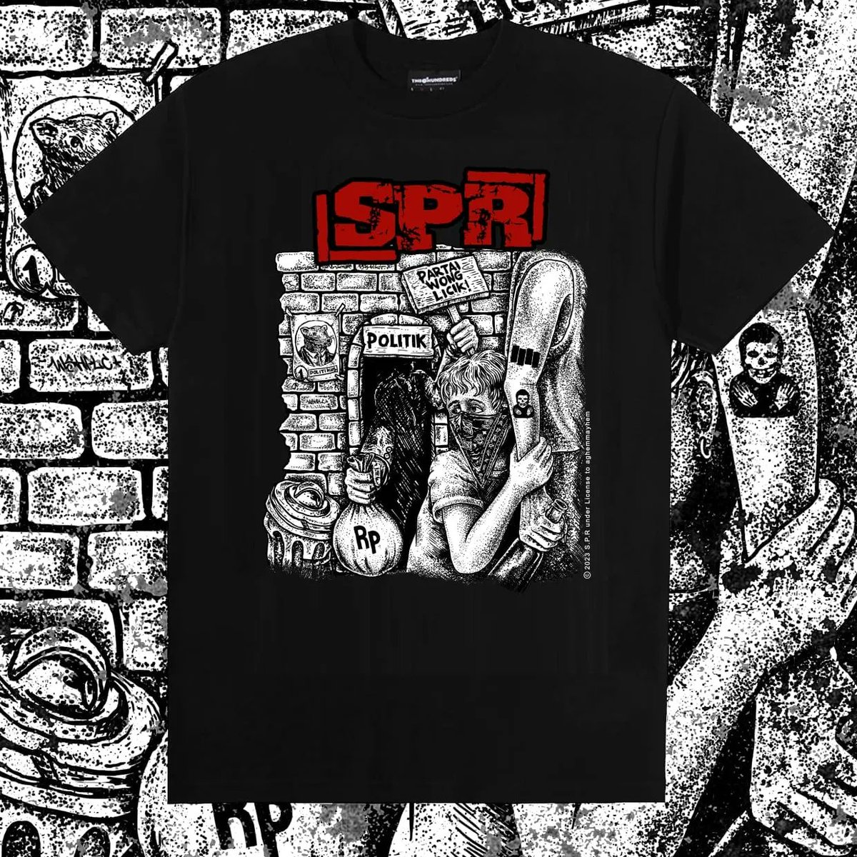 SPRpunk's tweet photo. JANGAN SAMPAI BAJU LEBARAN KALIAN DI POLITISASI!!!

Edisi terbaru POLITIK 150K
Artwork @krisdian___
Material stitch supply heavy cotton 16s Print Plastisol
WA 0812-6098-5909 @aghemmayhem
BCA 819-5035-021 A/N WIWIT WULAN SARI https://t.co/2BH1XbeElz