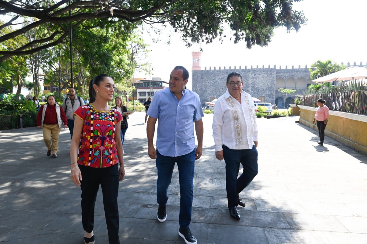 cuauhtemocb10's tweet photo. Saludo con gusto a la jefa de gobierno de CDMX, que se encuentra de visita en Morelos. 

@Claudiashein, bienvenida al estado de la eterna primavera, espero que disfrutes mucho tu estancia. https://t.co/L1QTyrtkxI