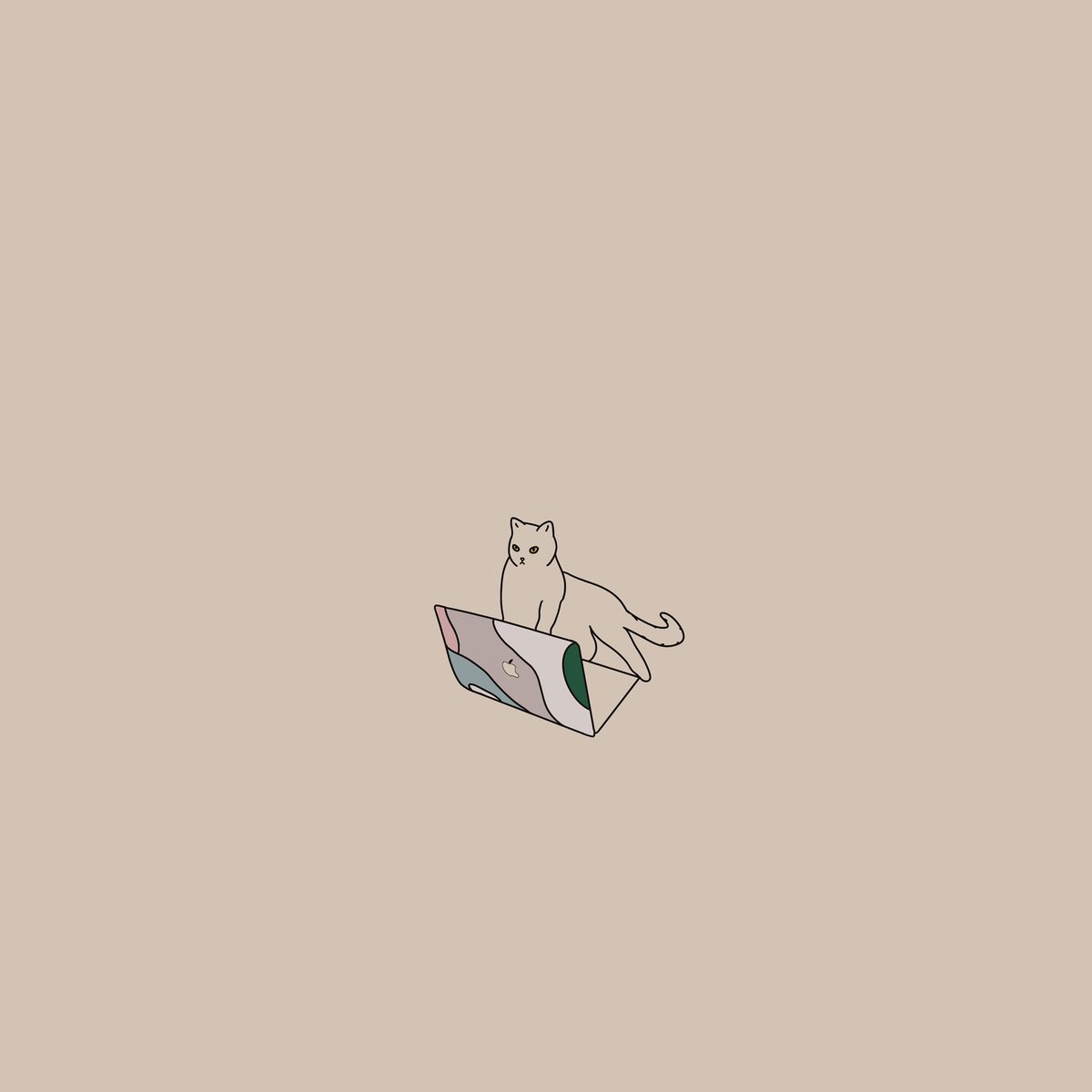 PTE993's tweet photo. @lined_cats Very happy with your rendition of my daughter's cat, Edgar.  Thank you 🙏 https://t.co/2b9x5XeSYQ