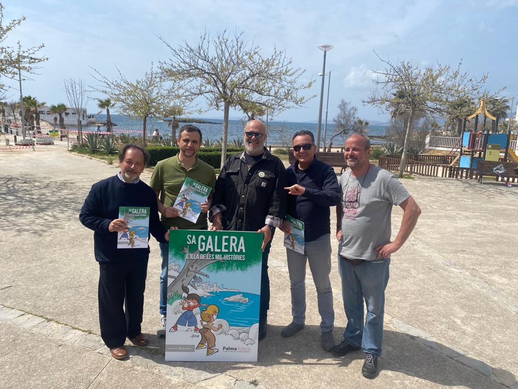 lcarrio's tweet photo. Avui presentam 'Sa Galera. L'illa de les mil històries'. Un còmic que @PalmaEduca posa a la disposició dels centres, escolars i públic en general per poder conèixer 4000 anys de la nostra història.
Gràcies @RafaVaquer, Jorge Argüello, @joanmiqueldCP i als Amics de sa Galera. https://t.co/hTuJG4RmKz
