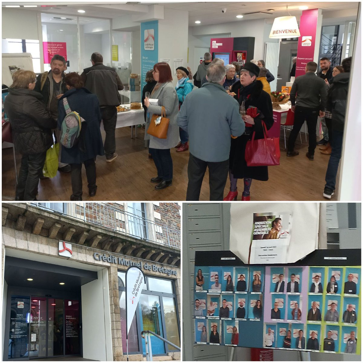 [AG UT REDON 3/3] Ce matin s'est tenue l'AG du CMB de Redon😊🥂🎁 : le rendez vous annuel des sociétaires,  administrateurs et salariés. 
#territoire #échanges #sociétaires #mutualisme #redon <a href="/CMBretagne/">CMBretagne</a> <a href="/CMB_DD35/">Crédit_Mutuel_DD35</a> <a href="/ccmredon/">CCM REDON</a>