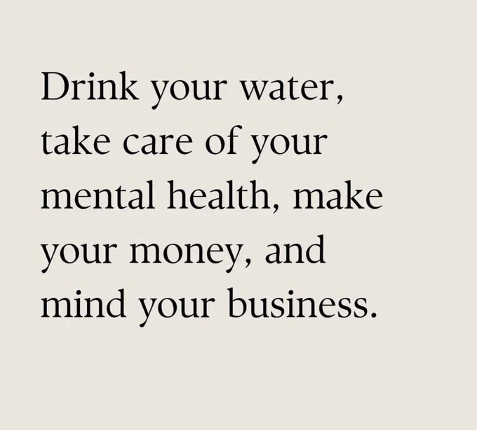 Bottom line my friends. Sending you all so much ❤️ https://t.co/VjDJs9Z841