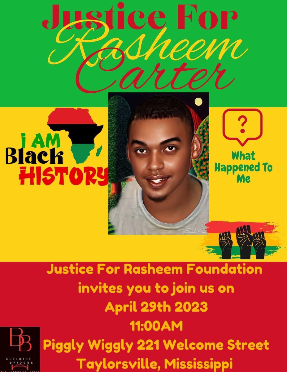 BLivesMatterMS's tweet photo. #JusticeForRasheem ✊🏿 https://t.co/JuTFtWwiFR