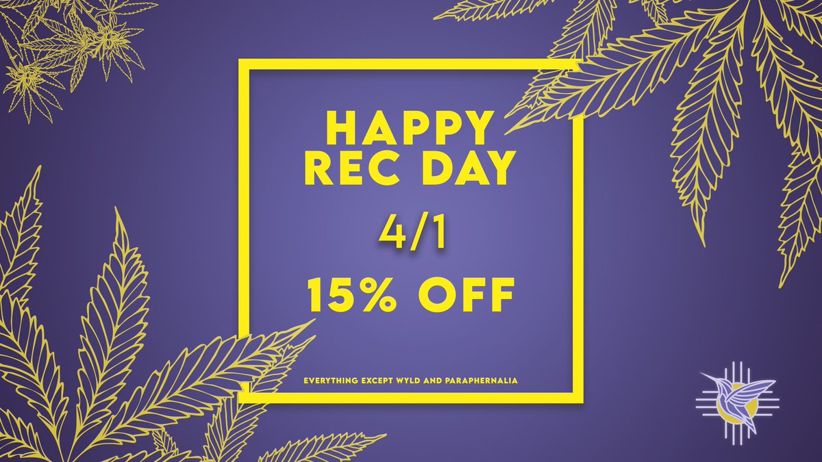 Happy Rec Day! Today marks 1 year since NM legalized recreational use. Celebrate the day at Endo!