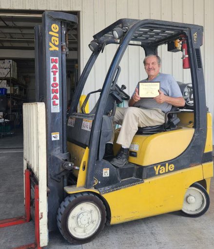 Today we bid farewell to a Mr  Fred Maresco who has worked behind the scenes for 40 years (10 years in NY and 30 w/ FCSD) to help get schools clean and ready for students each day.  Fred’s nickname was “ole reliable”.  Thank Mr Fred and enjoy a well deserved retirement!!