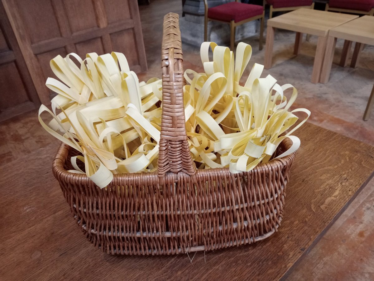 All ready for tomorrow - Palm Sunday