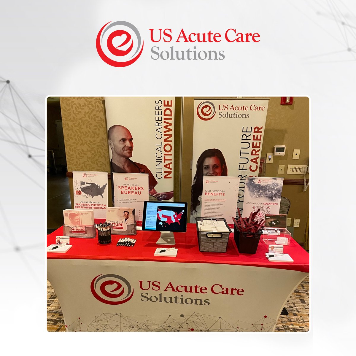 USACSolutions's tweet image. #ACOEP is in full swing here in Phoenix, AZ, April 1-5! Table 4 is your destination – meet our recruiters, Darrin and Jim to learn about exciting opportunities at USACS. Check out our current openings at usacs.com/careers.