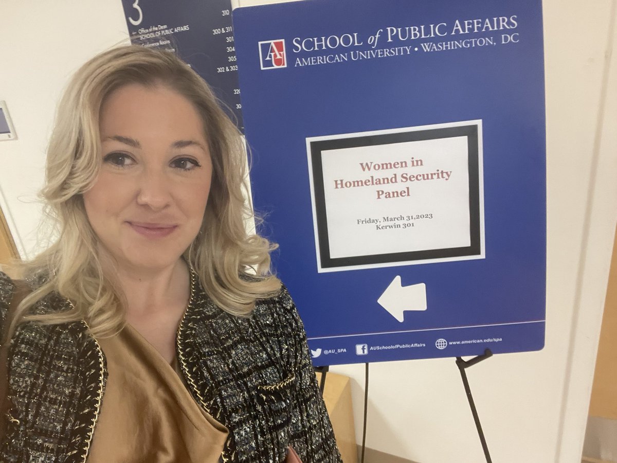 Last night I got to moderate my first panel! It was a great experience getting to speak with such experienced and kind women in the homeland security enterprise, and I know the audience walked away with some great insights.
