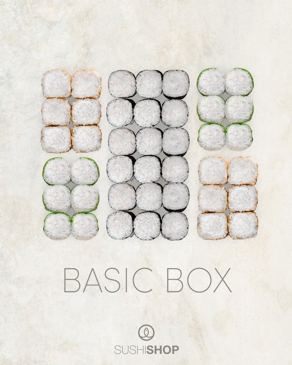 Vous aimez les maki, les spring et les california mais vous ne savez pas avec quoi les déguster ? La Basic box est pour vous ! Une simple base de riz et une feuille de nori, libres à vous de faire les compositions qui vous plaisent ! 🍚😉