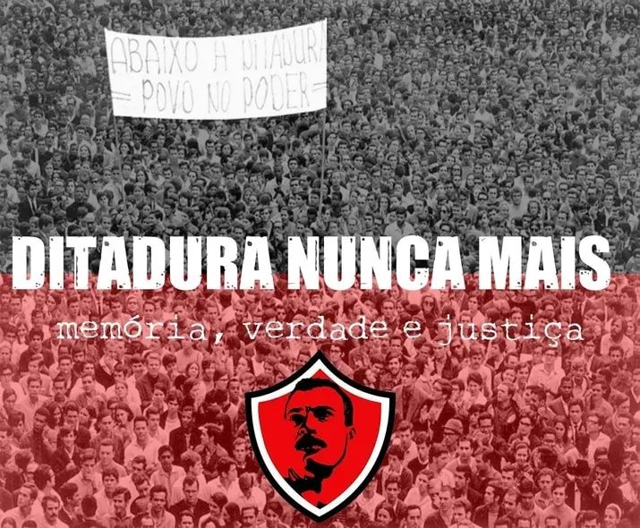 BMarighella's tweet photo. DITADURA NUNCA MAIS!

Há 59 anos atrás, a Ditadura Militar começava no Brasil, impondo uma série de privações aos direitos dos brasileiros, seguido de perseguições, torturas e mortes aos seus opositores. https://t.co/yLO2Aem5g0