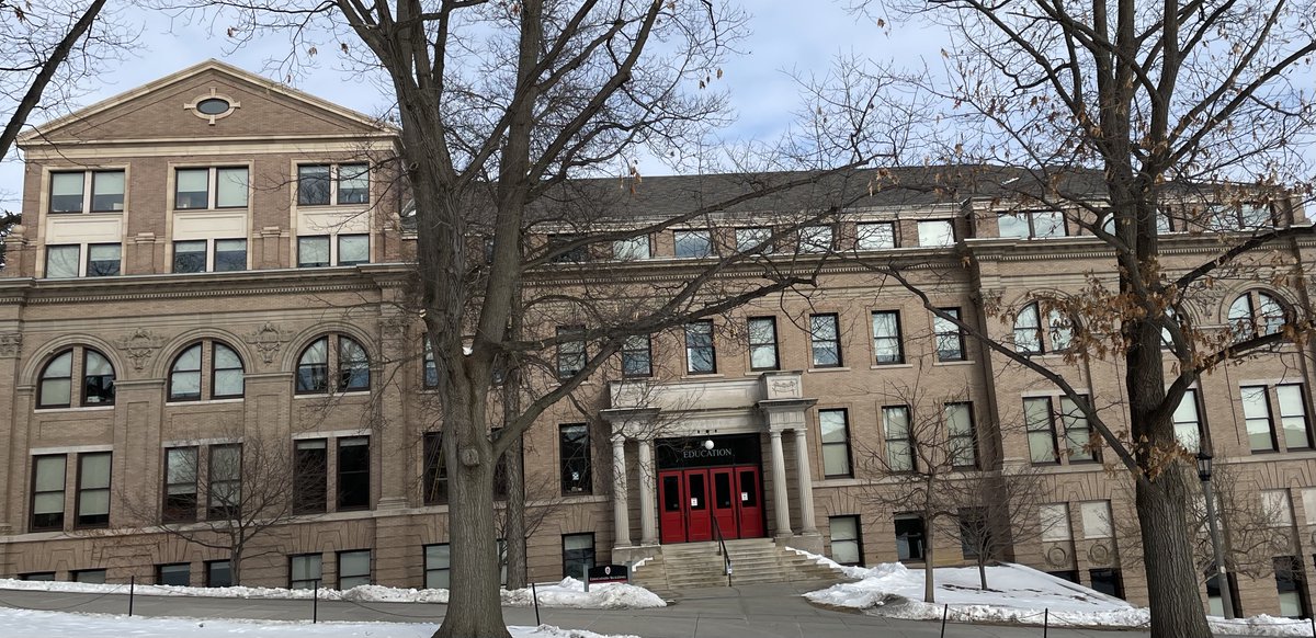 MSNpreservation's tweet photo. Beaux Arts-style UW-Madison Education Building where so many great teachers--and engineers (?)--got their start. Last 2023 historic architecture walking tour of Bascom Hill 10AM Sat 8/26. $15 adults/only $5 for students/MT members free https://t.co/vpu26oMUTy https://t.co/7IFjv8g1iI