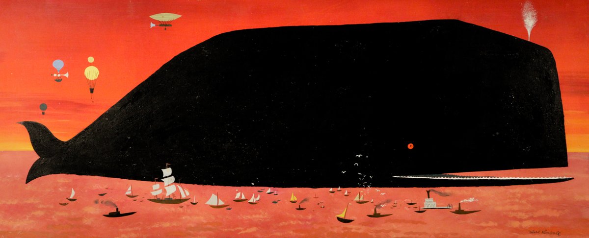 Painting by Ward Kimball, ca. 1950s
