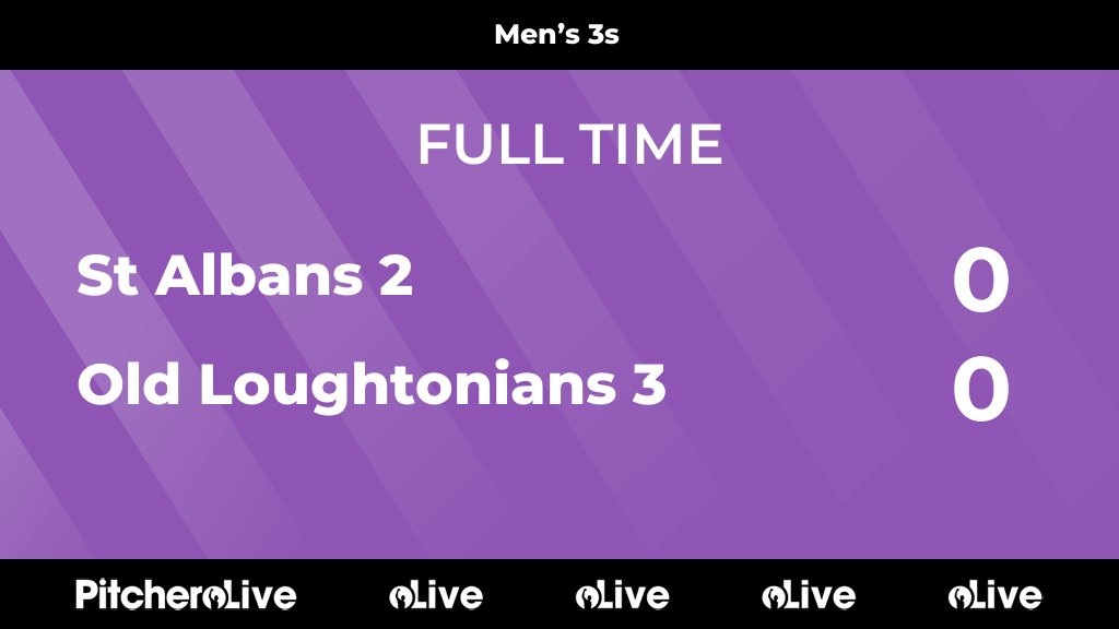 OldLoughtsHC's tweet photo. FULL TIME: St Albans 2 0 - 0 Old Loughtonians 3
#STAOLD #Pitchero
https://t.co/xldh4RIrIC https://t.co/Fi0vzWVKup