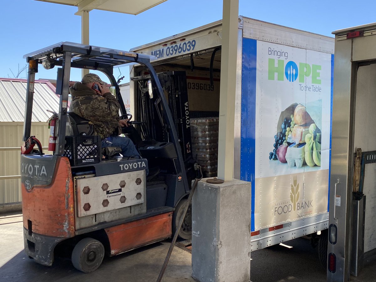 The River Valley Regional Food Bank is providing assistance today to our friends at <a href="/arfoodbank/">Arkansas Foodbank</a> as they continue to provide disaster recovery efforts to those impacted by the storms yesterday in Little Rock. 

Our thoughts and prayers are with all of those affected.