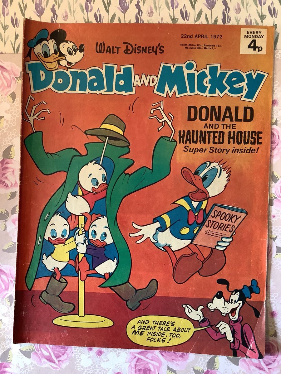 WatsonsVintage's tweet photo. A Fun #Vintage #Collectable #Comic in my #etsyshop VERY #Rare Walt Disney's 'Donald And Mickey' Comic 22nd April 1972 Comic Strip Stories -Nostalgic Birthday Gift for a Disney Fan https://t.co/ge6czdd84r #DonaldDuck #MickeyMouse #1972Gift #RetroGift #CollectableComic #WaltDisney https://t.co/TABUoBVrUr