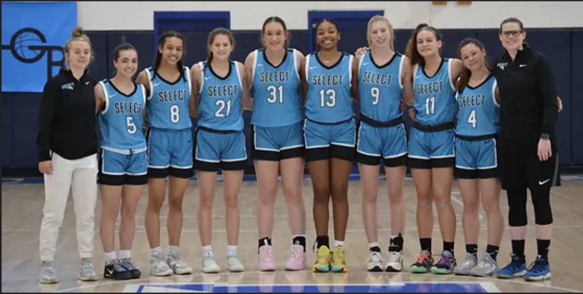 1st up… this squad, #LGBSELEC2025 tips off v. Lady Raiders 16U HGSL @ 2:50pm (court 2 Abington Heights) #HWNL