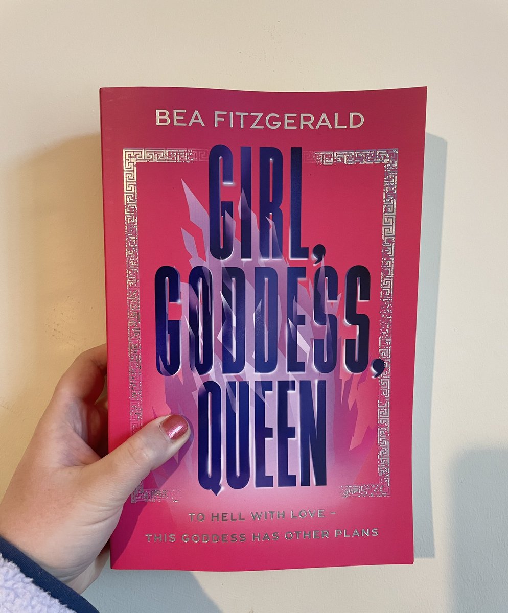 SO excited to start #GirlGoddessQueen by @Bea_a_Bea! It sounds amazing and right up my street. Thank you so much @StevieHopwood for sending me a copy! 🫶

#BookTwitter #booktwt #bookblogger