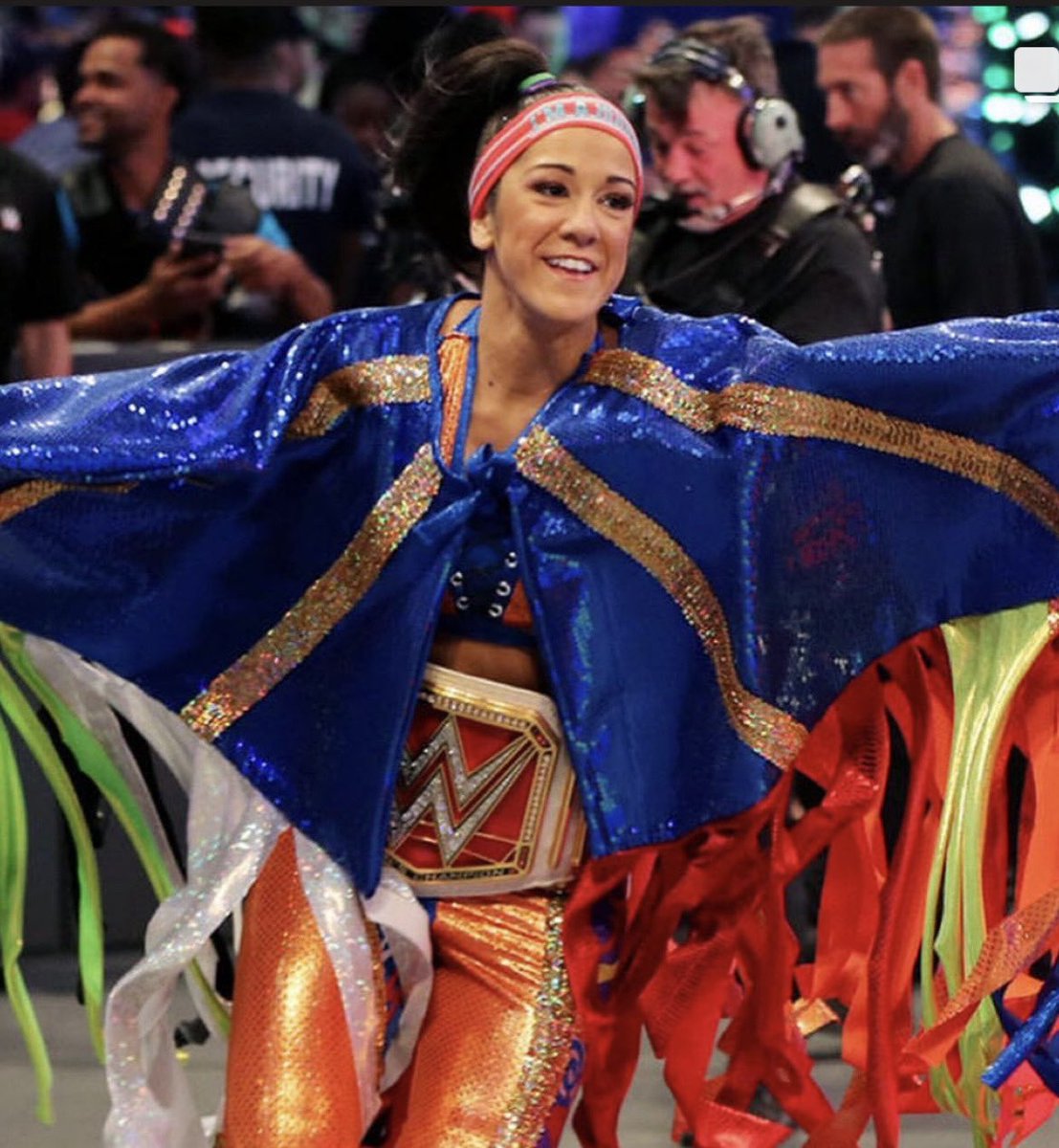 Jason_Gilliam05's tweet photo. It's #RoleModelSaturday  @itsBayleyWWE #RoleModel #UltraStarRoleModel #UltraStarBayley #DamageCTRL #DingDongHello #WrestleMania https://t.co/AtxOjmwbWg