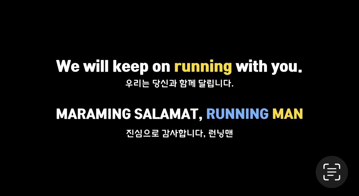 RMPHOfficial's tweet photo. We’ve waited for 3 years &amp; a decade!
But it was worth it! 💙💛🇵🇭

Watch it on our facebook page for the special fan video that made our Running Man members (&amp; the runners) teary-eyed.

https://t.co/rUqtPBgMS4 https://t.co/MzYuiKvP7N