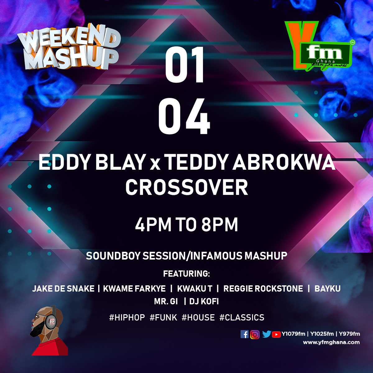 eddyblayjr's tweet image. .... and here we go... @Y1079FM #MASHUP  #THESOUNDBOYSESSION #MADUP Rah.