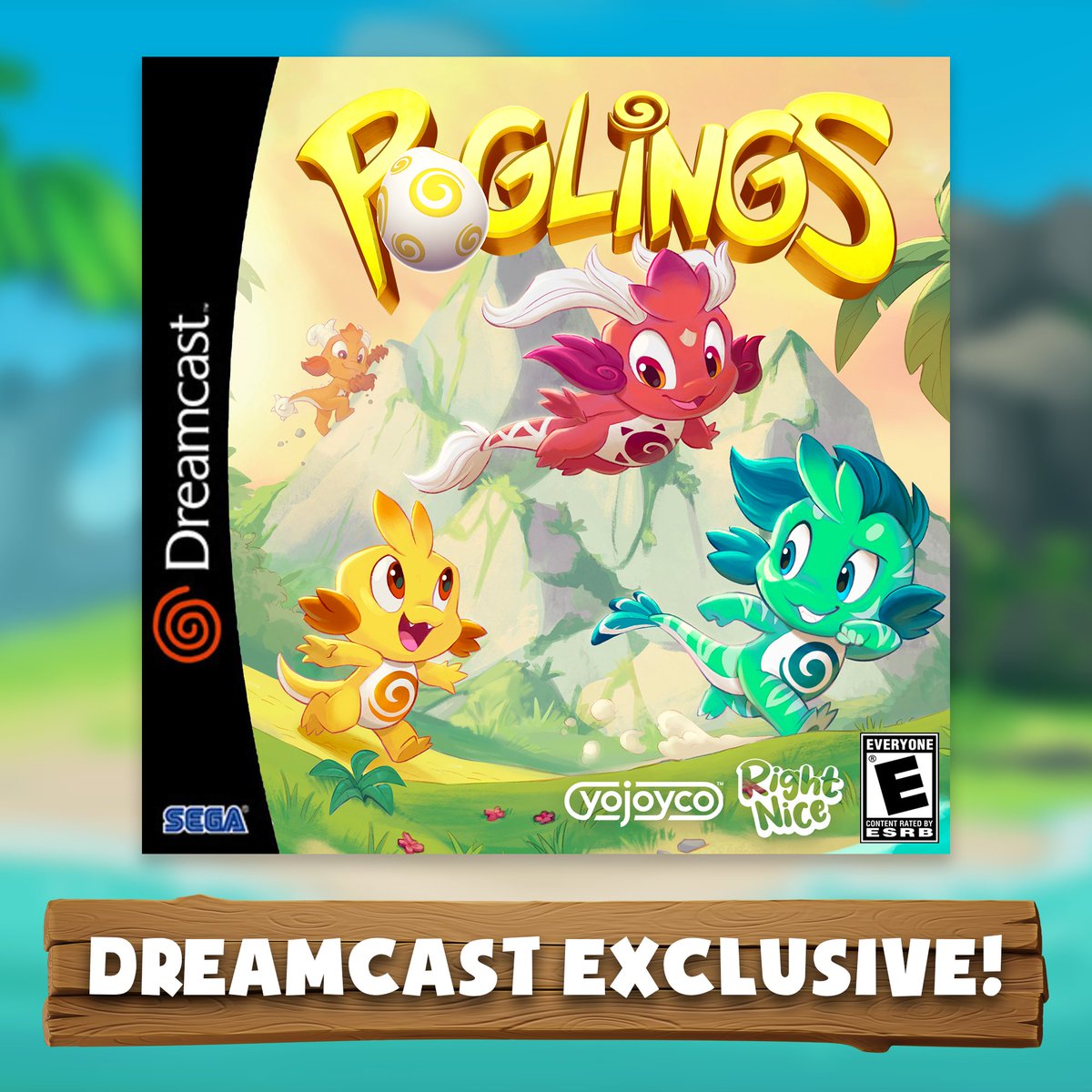 We're proud to announce Poglings has now become a Sega Dreamcast Exclusive!