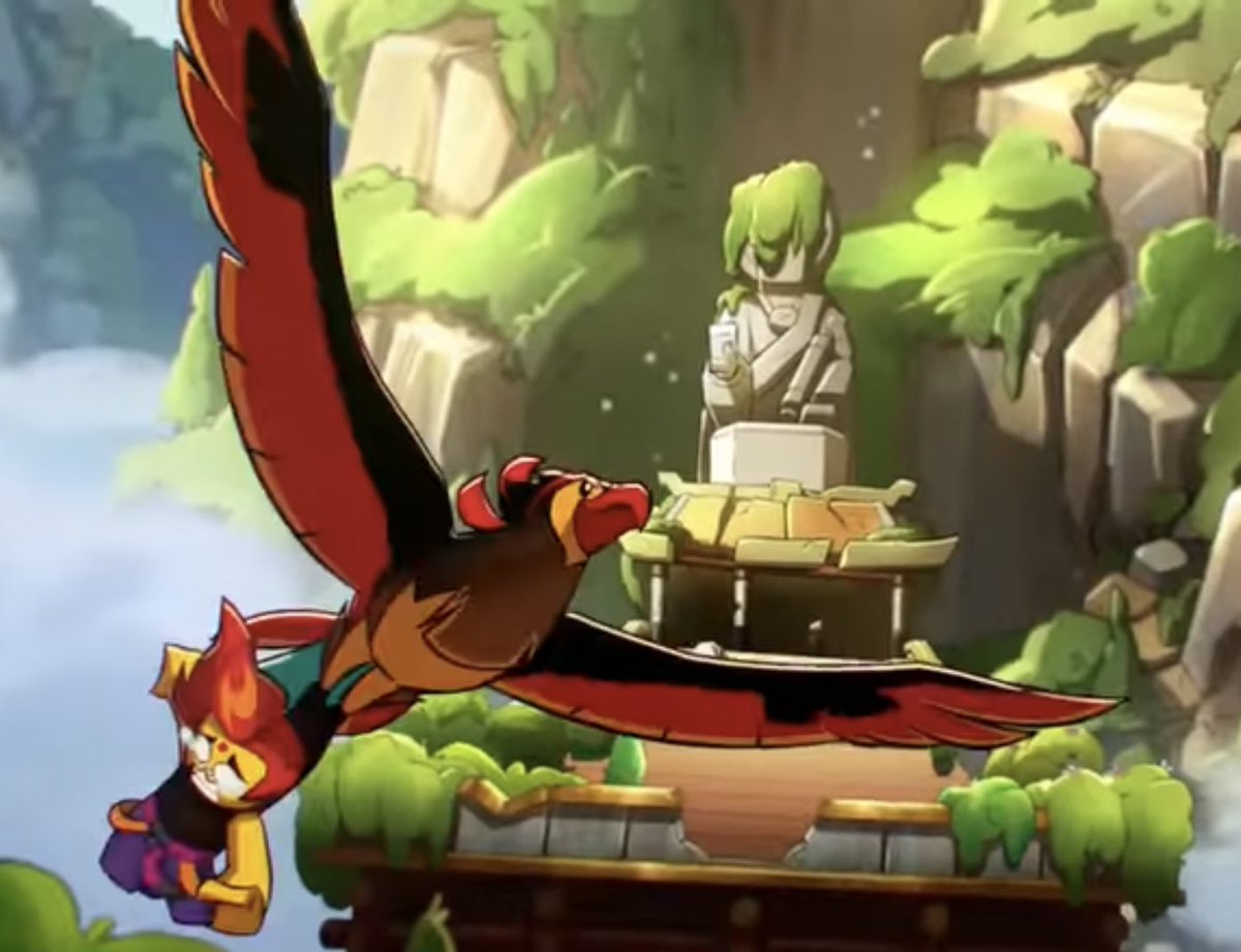 SkyAzureEclipse's tweet photo. WHY IS RED SON SO TINY IN COMPARISON TO THE BIRD ITS NOT JUST PERSPECTIVE WHAT BIRD DID MK TURN INTO https://t.co/0bXWj4hAxH