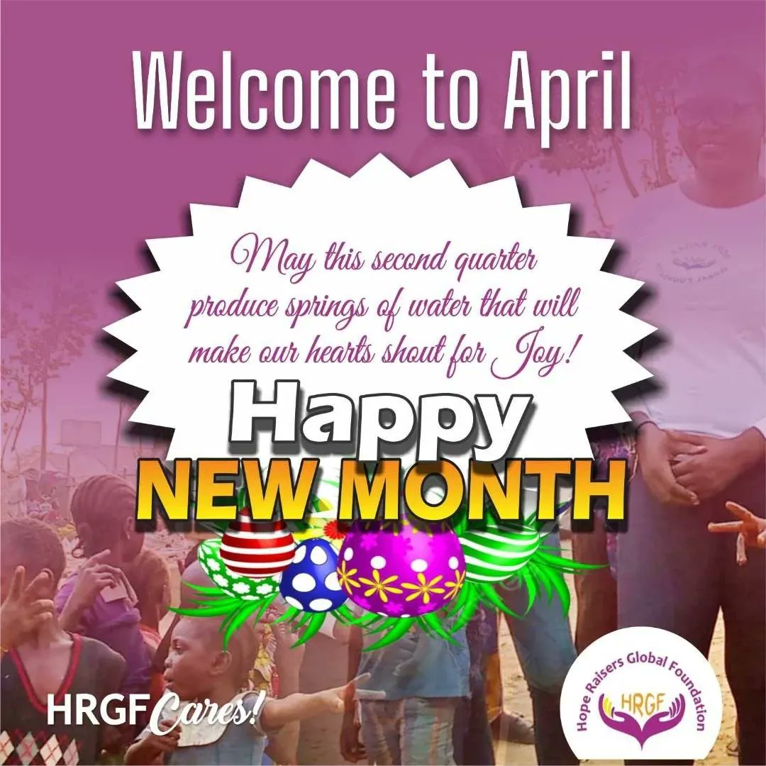 hrgfoundation's tweet image. New beginning. New Mercies. New Quarter. 
Enjoy God&apos;s grace.
#HumansFirst #humanitymatters #Humanitarian