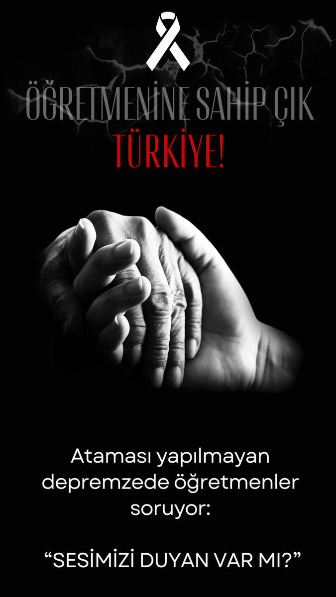 ozk_nihal_'s tweet photo. Biz öğretmeniz. Türkiye öğretmenine sahip çık
@tcmeb #AfetzedeÖğretmeniŞartsızAta https://t.co/rywf9vT4xK