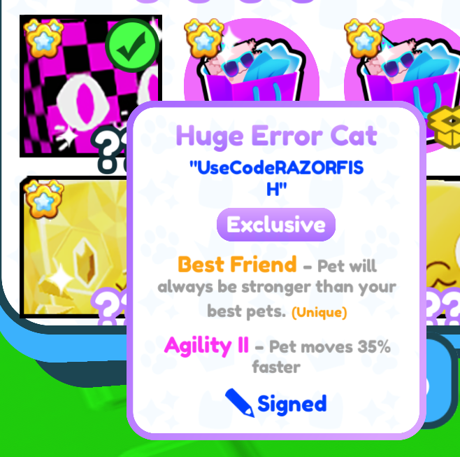 Who wants this ugly pet