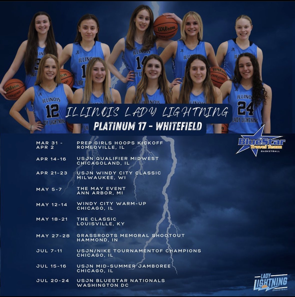 Excited to start my spring/summer season with <a href="/LadyLightningIL/">IL Lady Lightning</a>! Kicking it off today in Romeoville!!!
