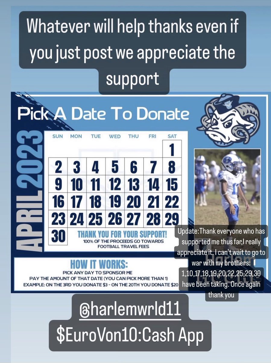 D_Moore40's tweet photo. Harlem joined a new team whatever will help https://t.co/ZTUtkrFyj0