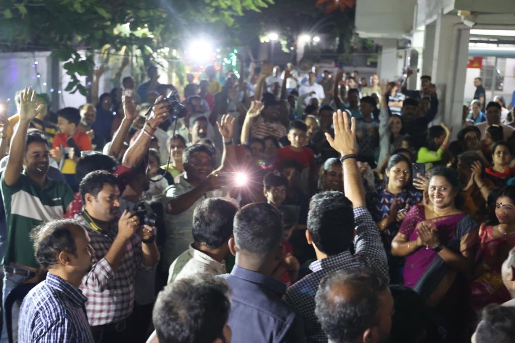 Tejasvi Surya on Twitter "Interacted with residents of Mahaveer Zephyr