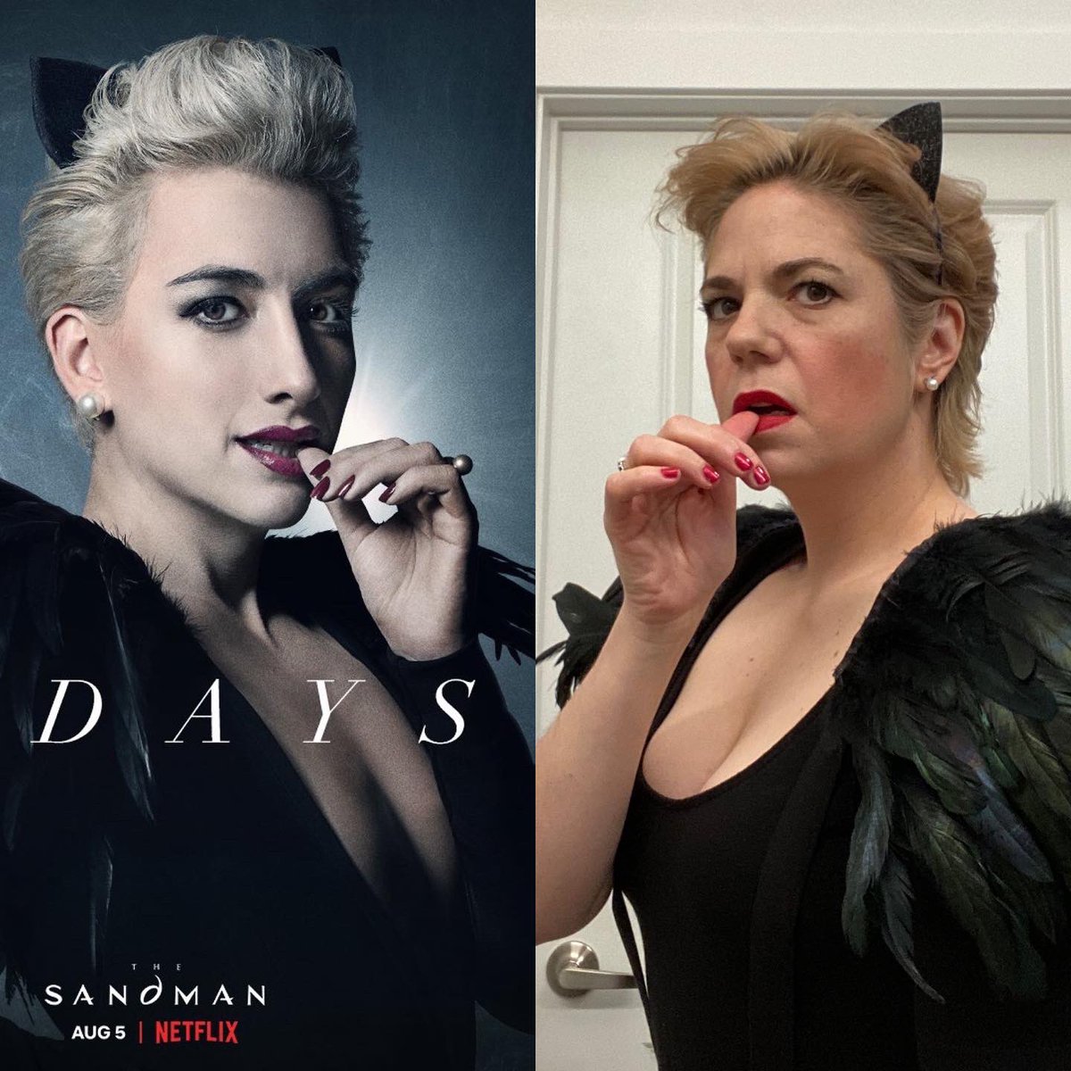 AKNerdFighting's tweet photo. I β€οΈ @MasonAPark as Desire so much I had to attempt a cosplay for Whimsey Con.
(Thx to spanx for the support π€£)
#desirecosplay #sandman #sandmantvseries #nonbinarycosplayer #desiresandman #whimseycon2023 https://t.co/gW7f56ctJU