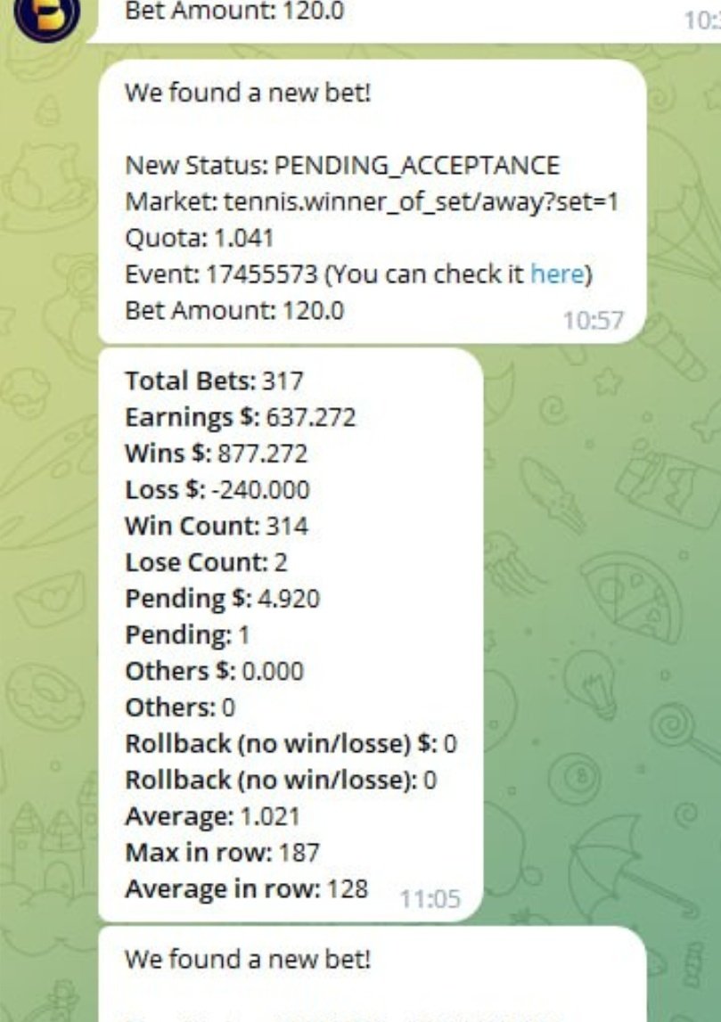 <a href="/EricCryptoman/">Eric Cryptoman</a> <a href="/Stake/">Stake.com</a> Here are some stats, one of our holders using our Betting-As-A-Service TG Bot!

Earnings (By simply letting the script run)

317 Bets
2 Losses
314 Wins
1 Pending