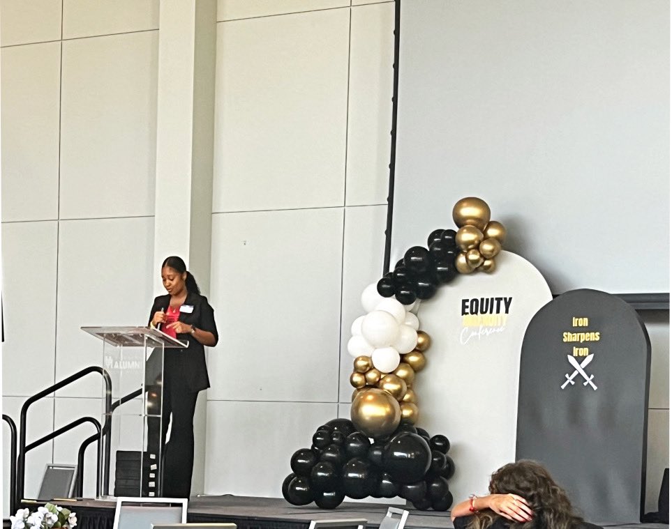 Alana_Holloway1's tweet photo. I am beyond proud of my Sierra Ware! She is the “Equity Ingenuity Award” winner! She loves teaching &amp; loves to do what’s best for children! You better “Keep Climbing!”💙✨💙#ProudisAnUnderstatement #MyTeachersAreBetterThanYours #MyBastianFamShowingOut #EquityIngenuityConference https://t.co/ZTQZ0c7q5w
