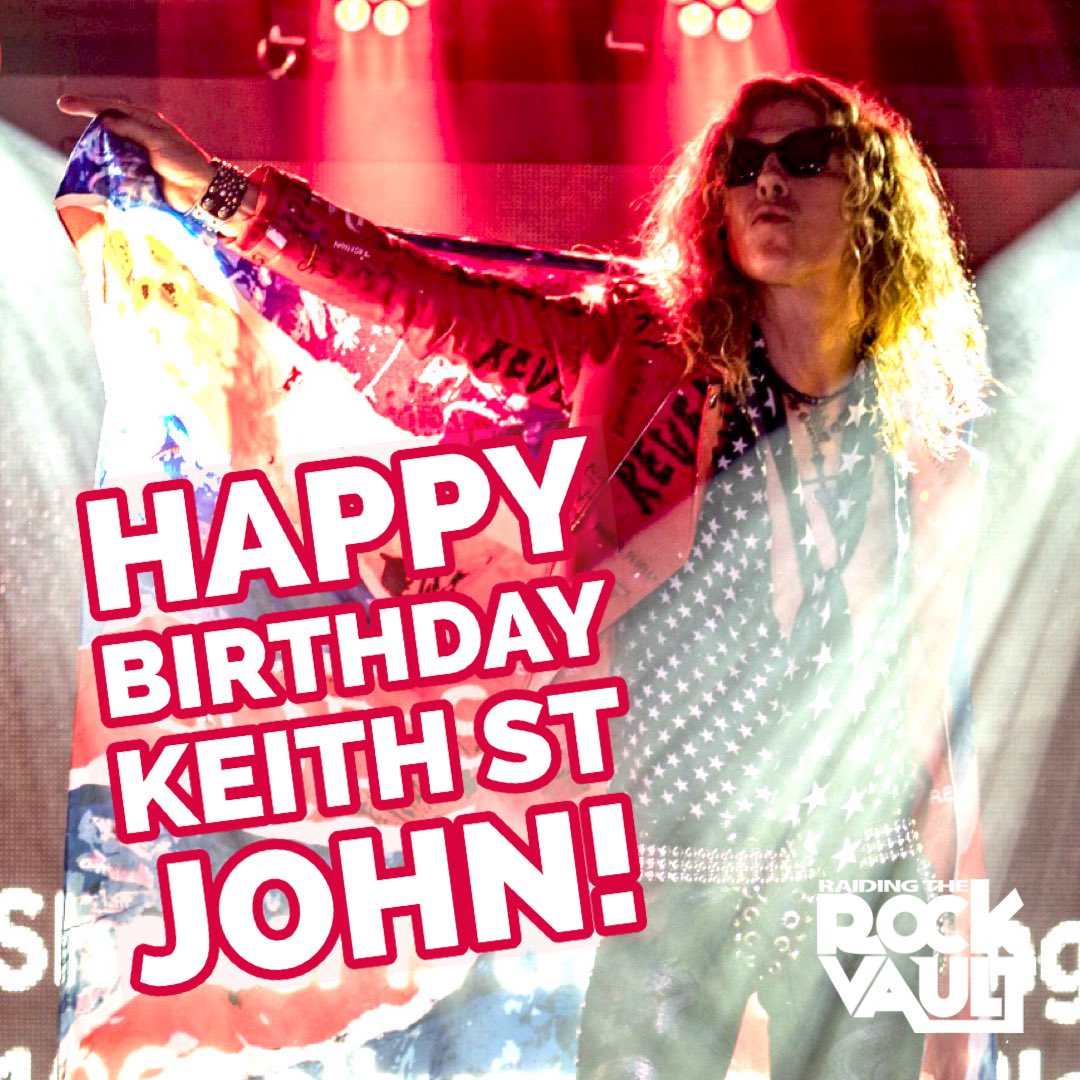 Rock_Vault's tweet photo. Happy birthday Keith St John!! 

#raidingtherockvault #rockvault #keithstjohn #keithstjohnkingdomcome https://t.co/hFrnIrrZ00