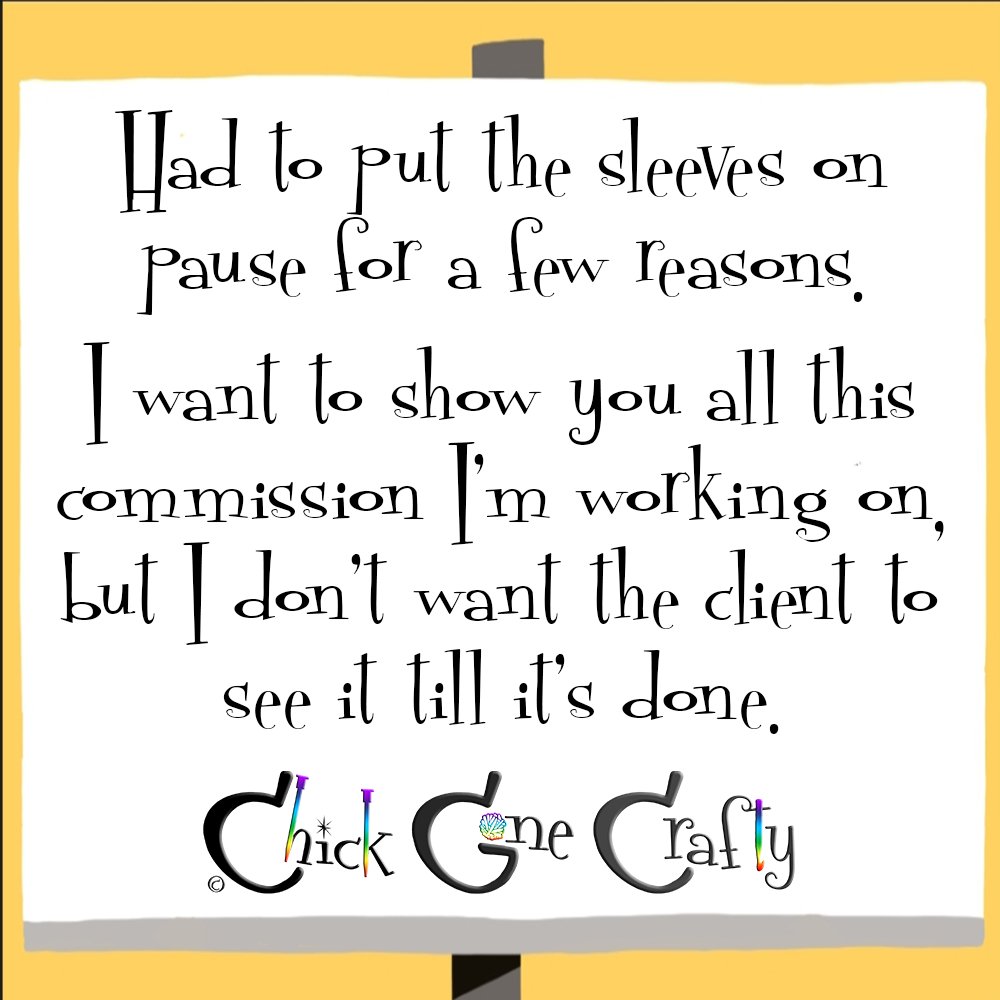 ChickGoneCrafty's tweet photo. I'm now on my 3rd attempt to get this right but lemmie tell you it's gone be SO FRIGGN DOPE!!!!

#CraftyCommisions #CraftyNotice #Knitting #Knit #HandeMadeKnits #BlackGirlsKnit #BlackKnitters #ChickGoneCrafty https://t.co/afUmr3Ld2Y