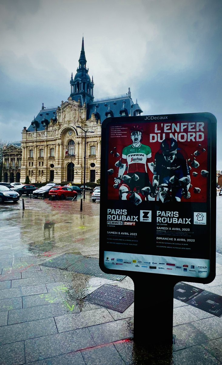 GDelbar's tweet photo. 🚴‍♂️🇫🇷🏆 J-8 avant le mythique #ParisRoubaix ! Le compte à rebours est lancé avant l'Enfer du Nord. Préparez-vous à vibrer devant les exploits des meilleurs cyclistes du monde sur les pavés légendaires. 🚴‍♀️💨 Rendez-vous le 9 avril pour cette bataille épique ! #Cyclisme #enferdunord https://t.co/tgDX4gbOhD