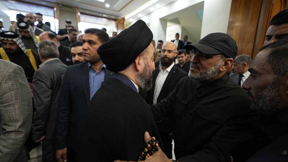 Ammar_Alhakeem's tweet photo. مجلس الفاتحة المقام على روح أخينا الفقيد سماحة العلامة السيد صادق الحكيم، نجل شهيد المحراب سماحة آية الله العظمى السيد محمد باقر الحكيم (رحمهما الله).

بغداد https://t.co/HmzlqiIP9T